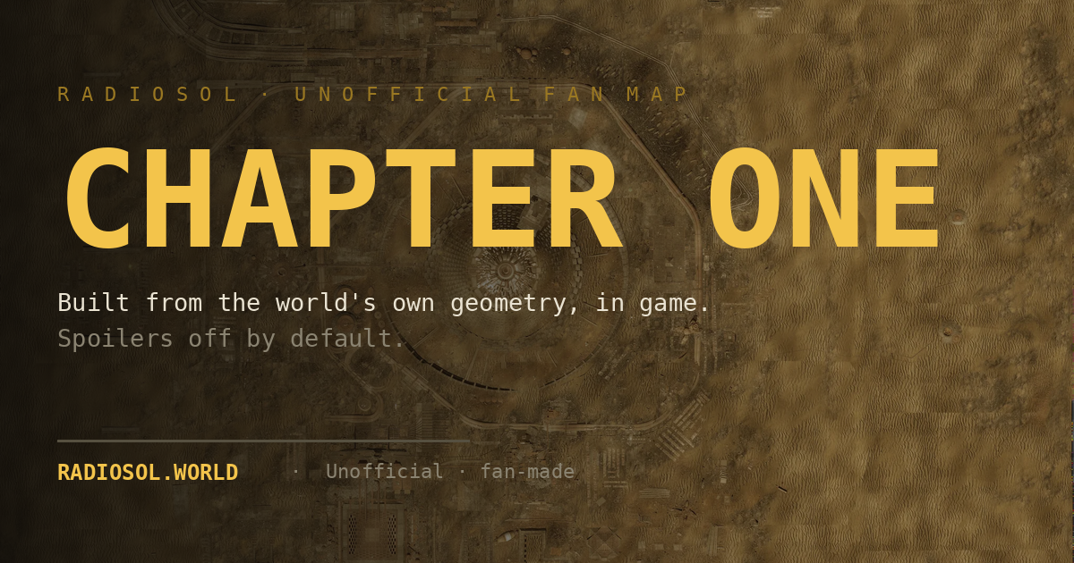 RADIOSOL chapter one — fan map